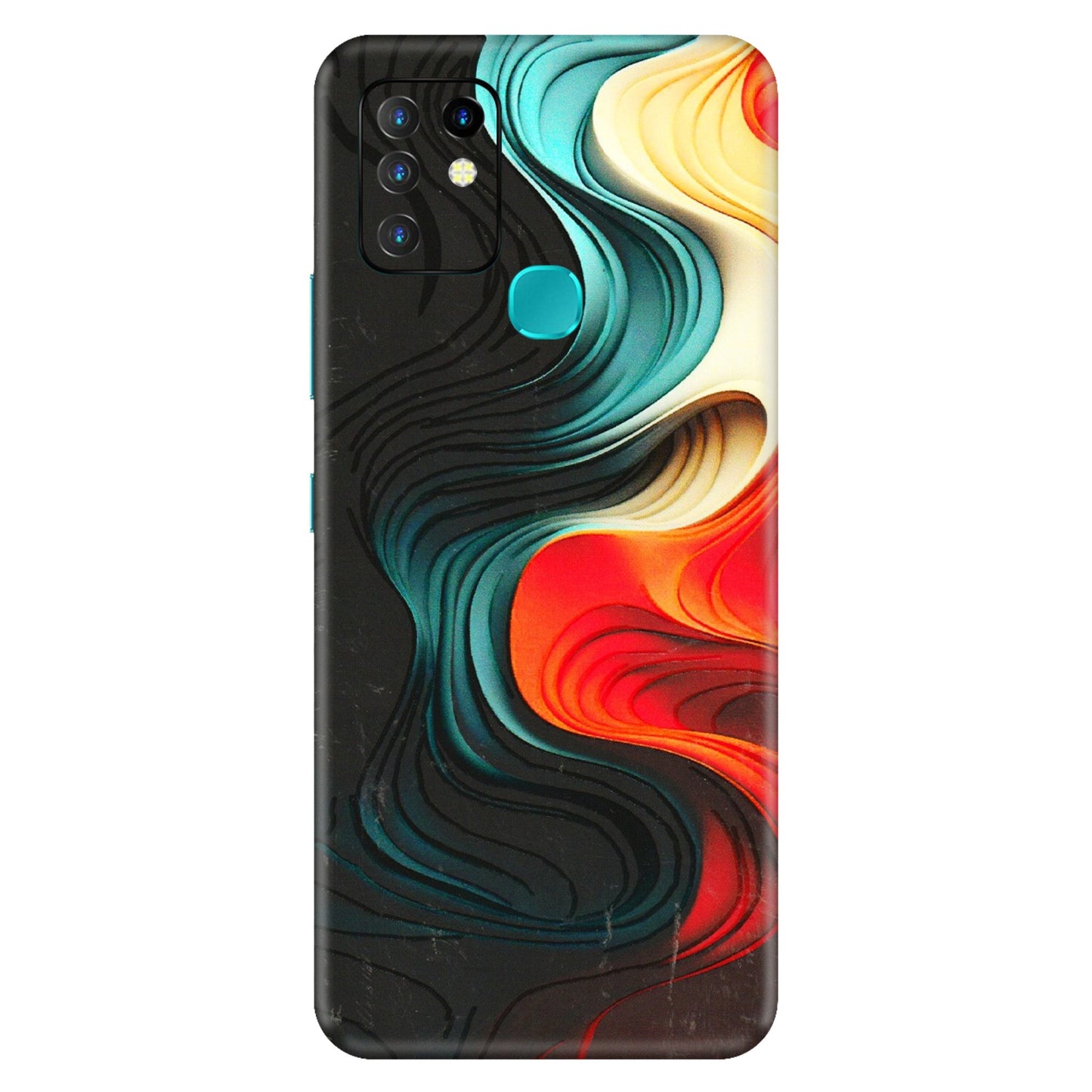 INFINIX Phone Skins (All Models) - The Silky Swirl - 3D Embossed Finish (L-240) Infinix Hot 10