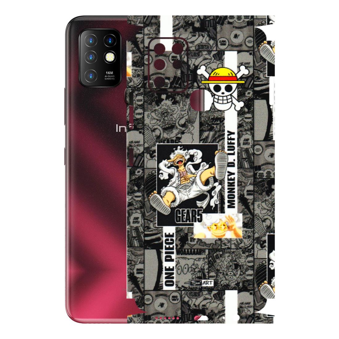 INFINIX Phone Skins (All Models) - Cuffy Anime MonkeyCamic - 3D Embossed Finish (L-242) Infinix Hot 10