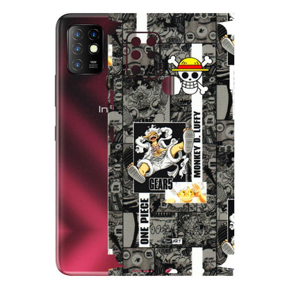 INFINIX Phone Skins (All Models) - Cuffy Anime MonkeyCamic - 3D Embossed Finish (L-242) Infinix Hot 10
