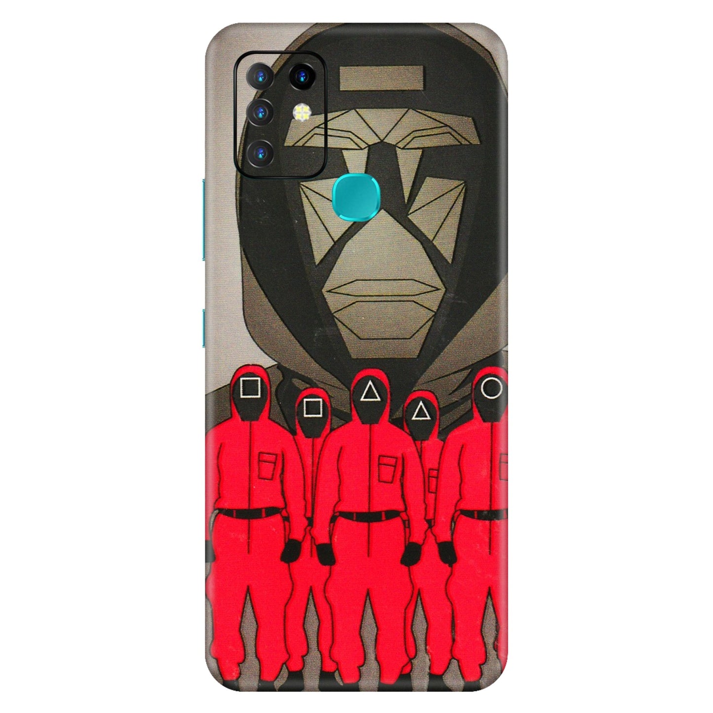INFINIX Phone Skins (All Models) - Squid Game Hero - 3D Embossed Finish (L-245) Infinix Hot 10