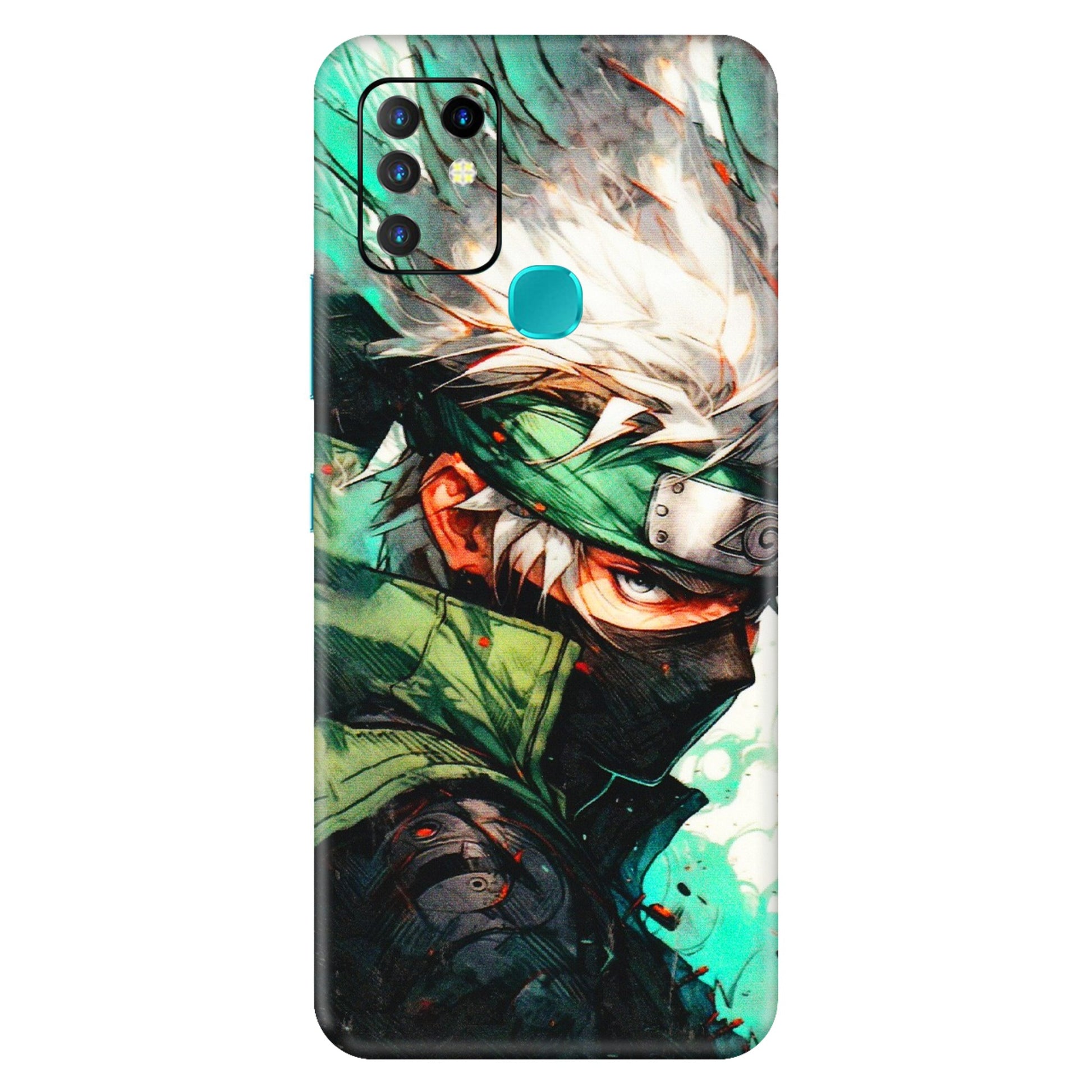 INFINIX Phone Skins (All Models) - Kakashi Side Profile - 3D Embossed Finish (L-249) Infinix Hot 10