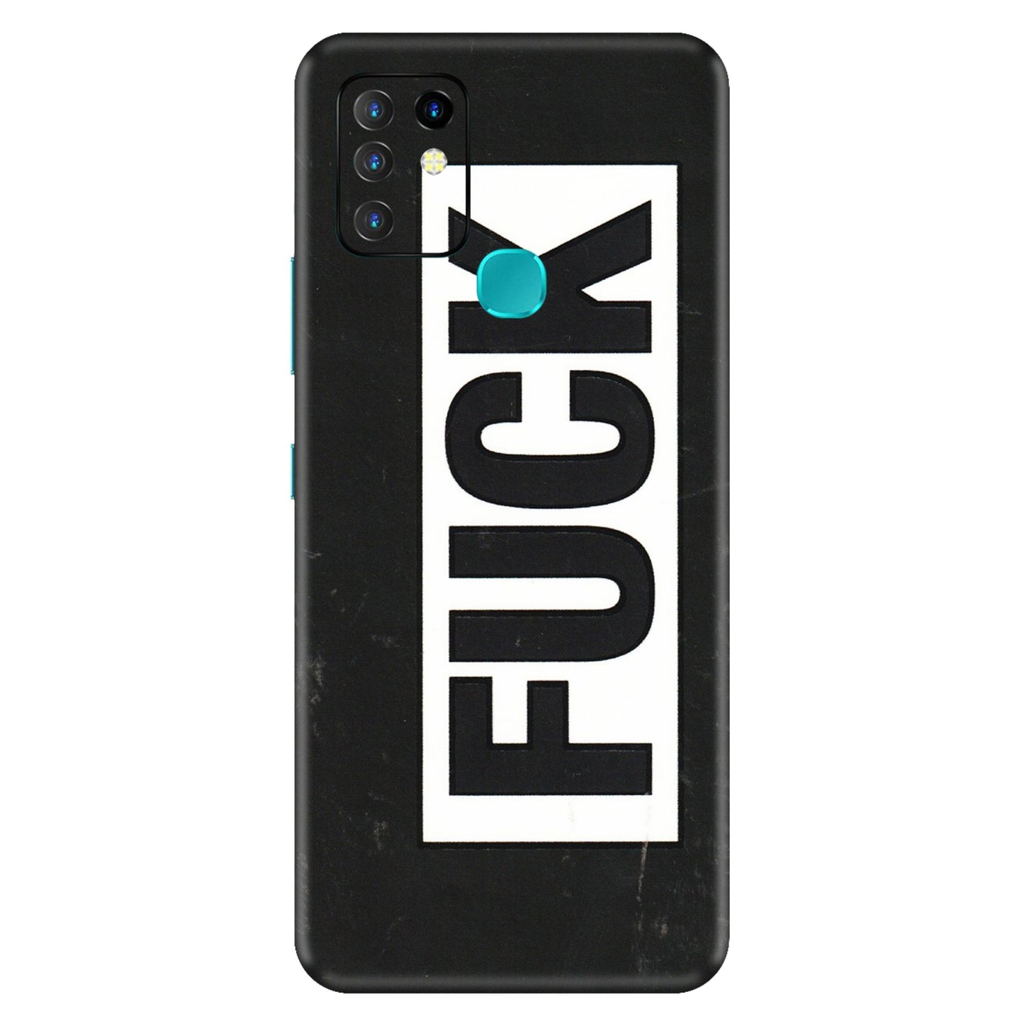 INFINIX Phone Skins (All Models) - The F Word - 3D Embossed Finish (L-255) Infinix Hot 10