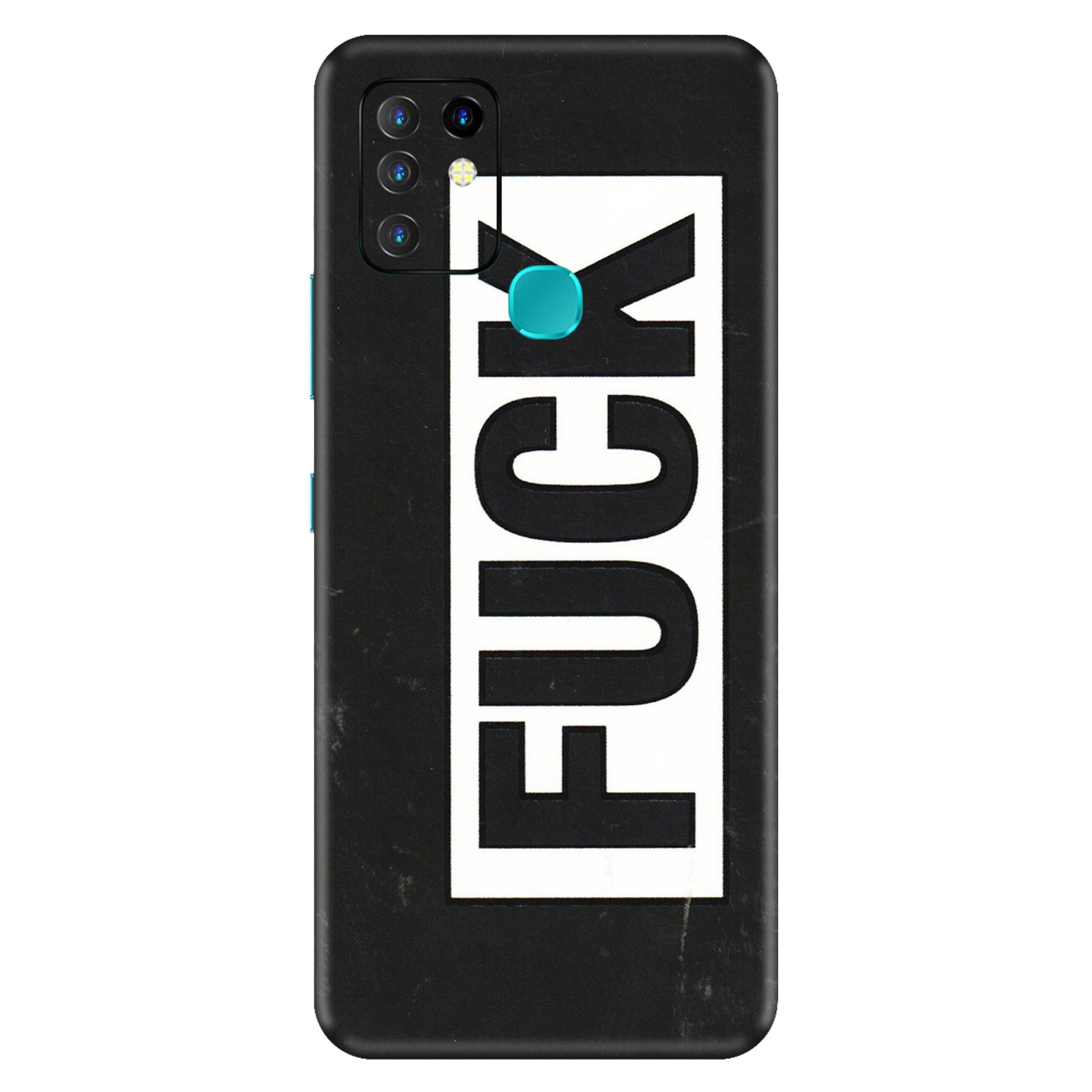 INFINIX Phone Skins (All Models) - The F Word - 3D Embossed Finish (L-255) Infinix Hot 10