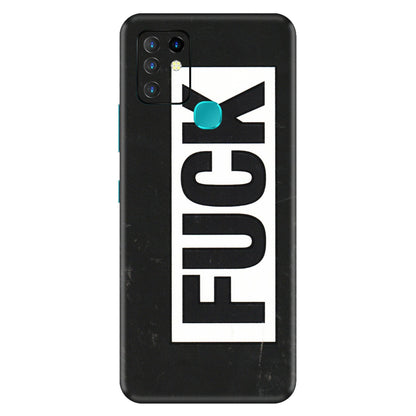 INFINIX Phone Skins (All Models) - The F Word - 3D Embossed Finish (L-255) Infinix Hot 10