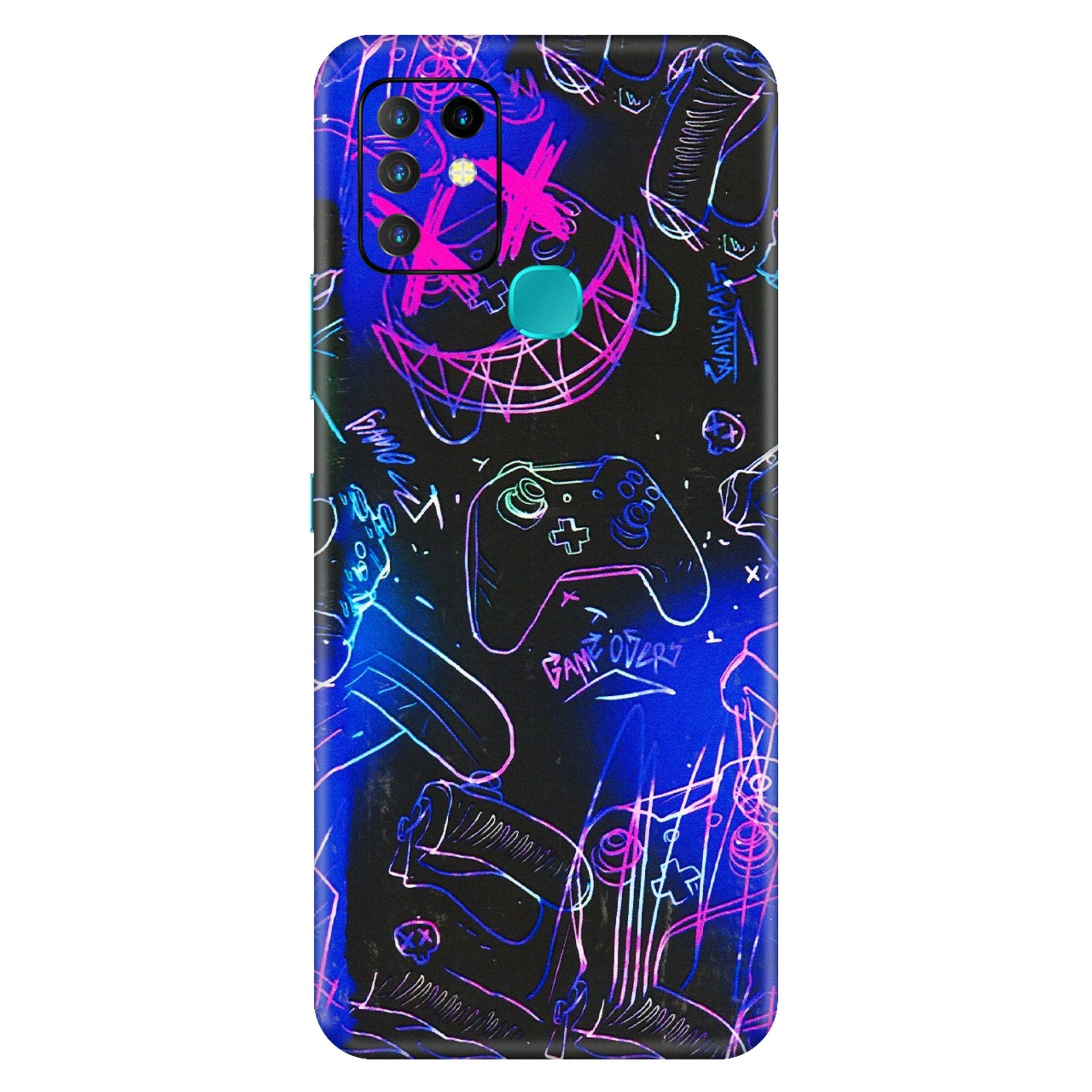 INFINIX Phone Skins (All Models) - Gamers Paradise - 3D Embossed Finish (L-258) Infinix Hot 10