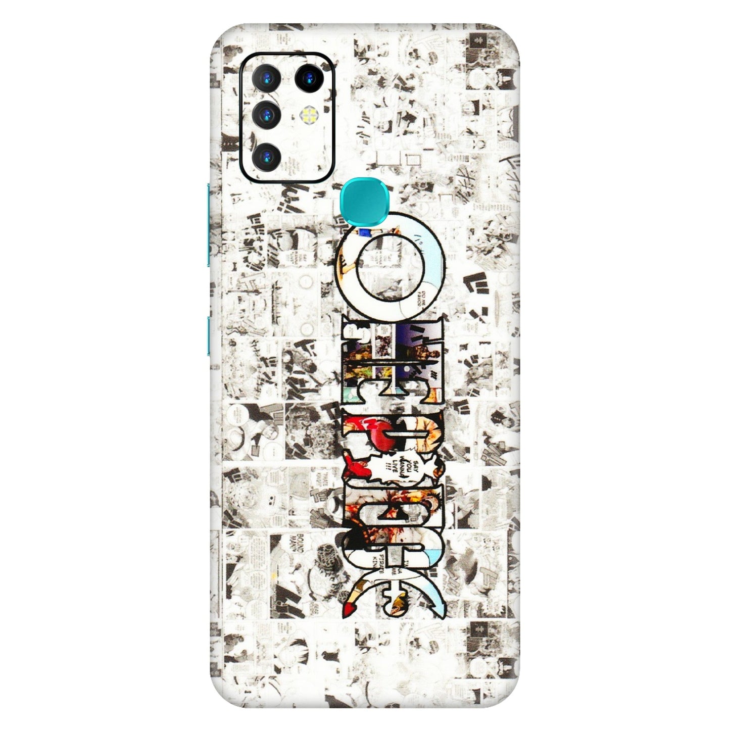 INFINIX Phone Skins (All Models) - One Piece Manga - 3D Embossed Finish (L-26) Infinix Hot 10