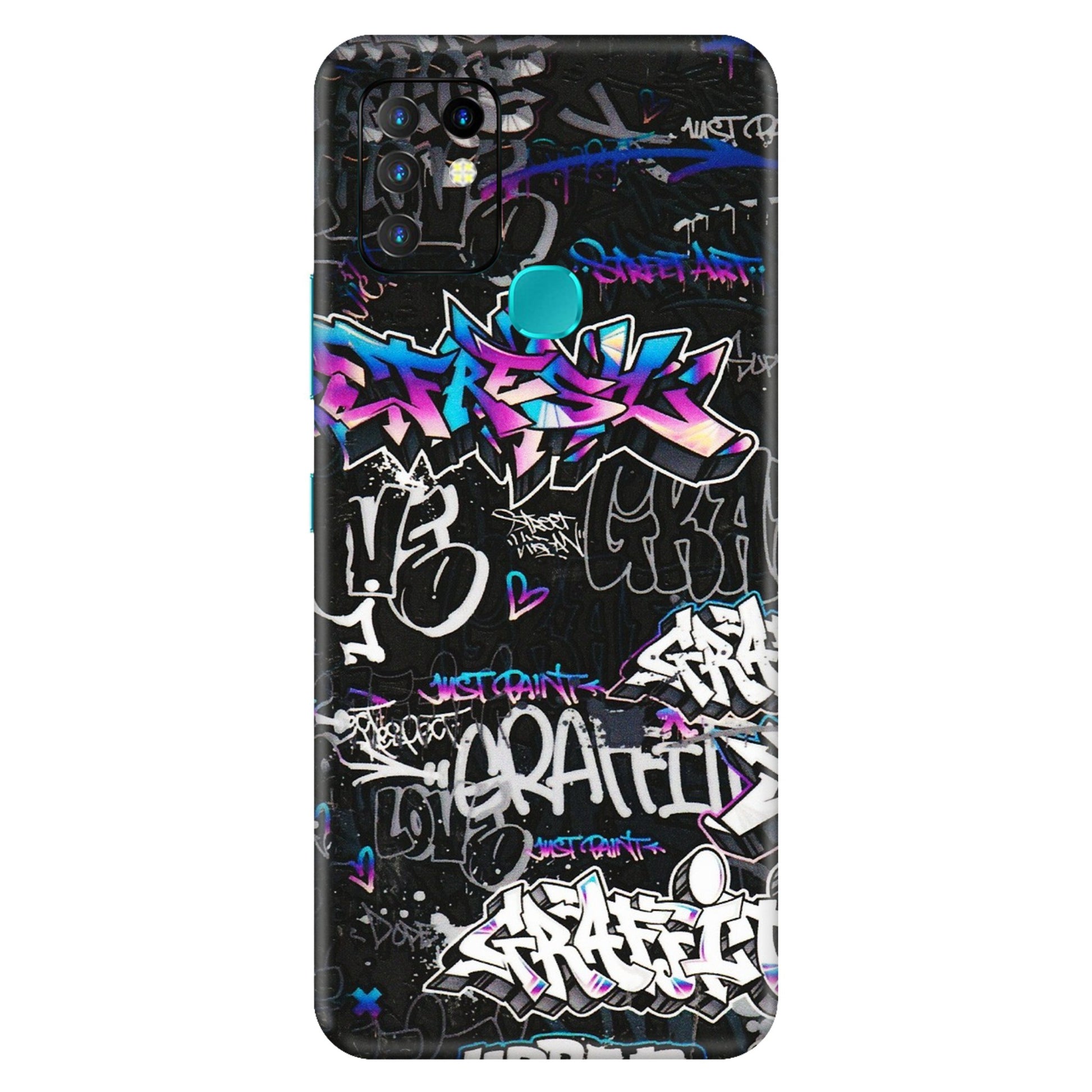INFINIX Phone Skins (All Models) - Graffiti Killer - 3D Embossed Finish (L-274) Infinix Hot 10