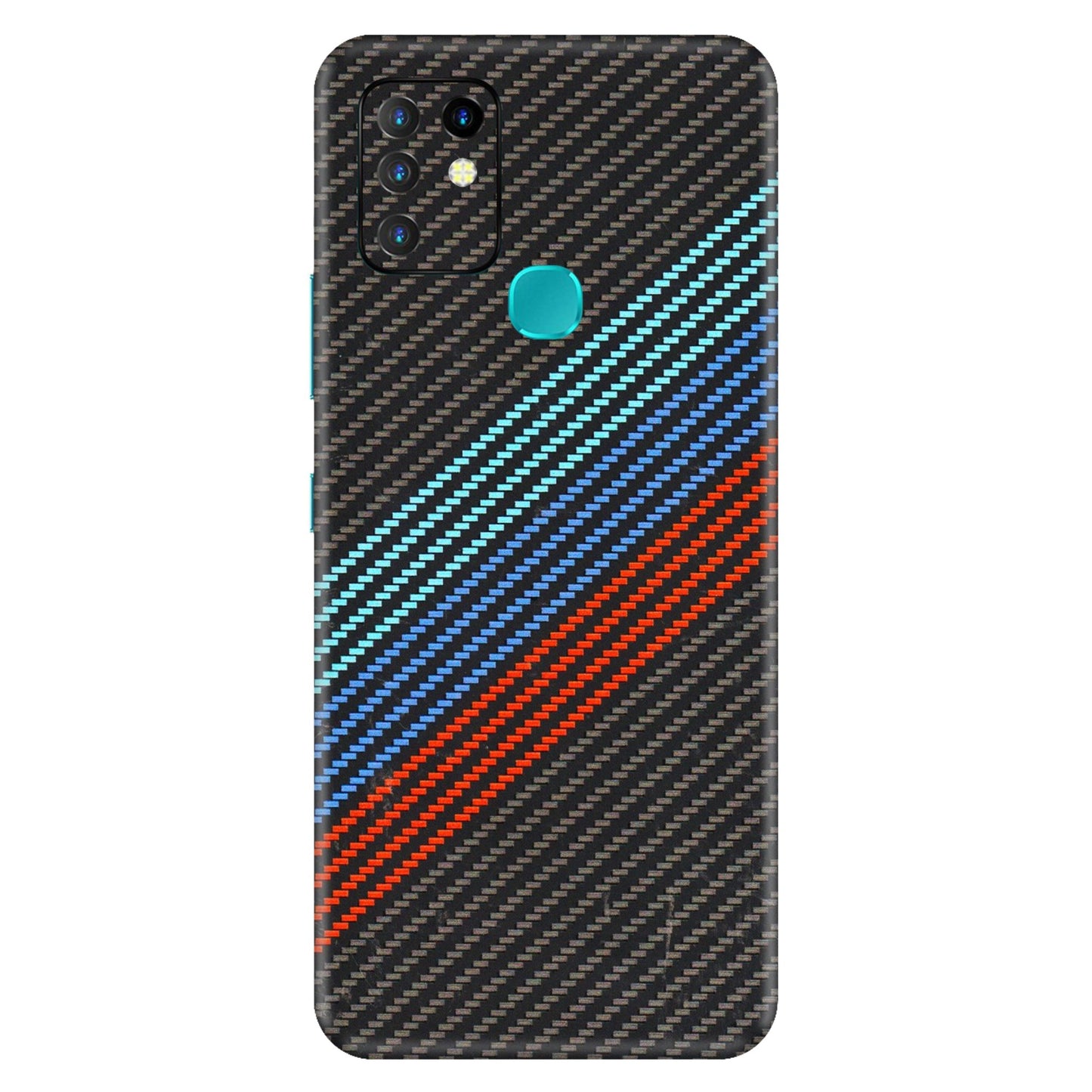 INFINIX Phone Skins (All Models) - Carbon BM - 3D Embossed Finish (L-302) Infinix Hot 10