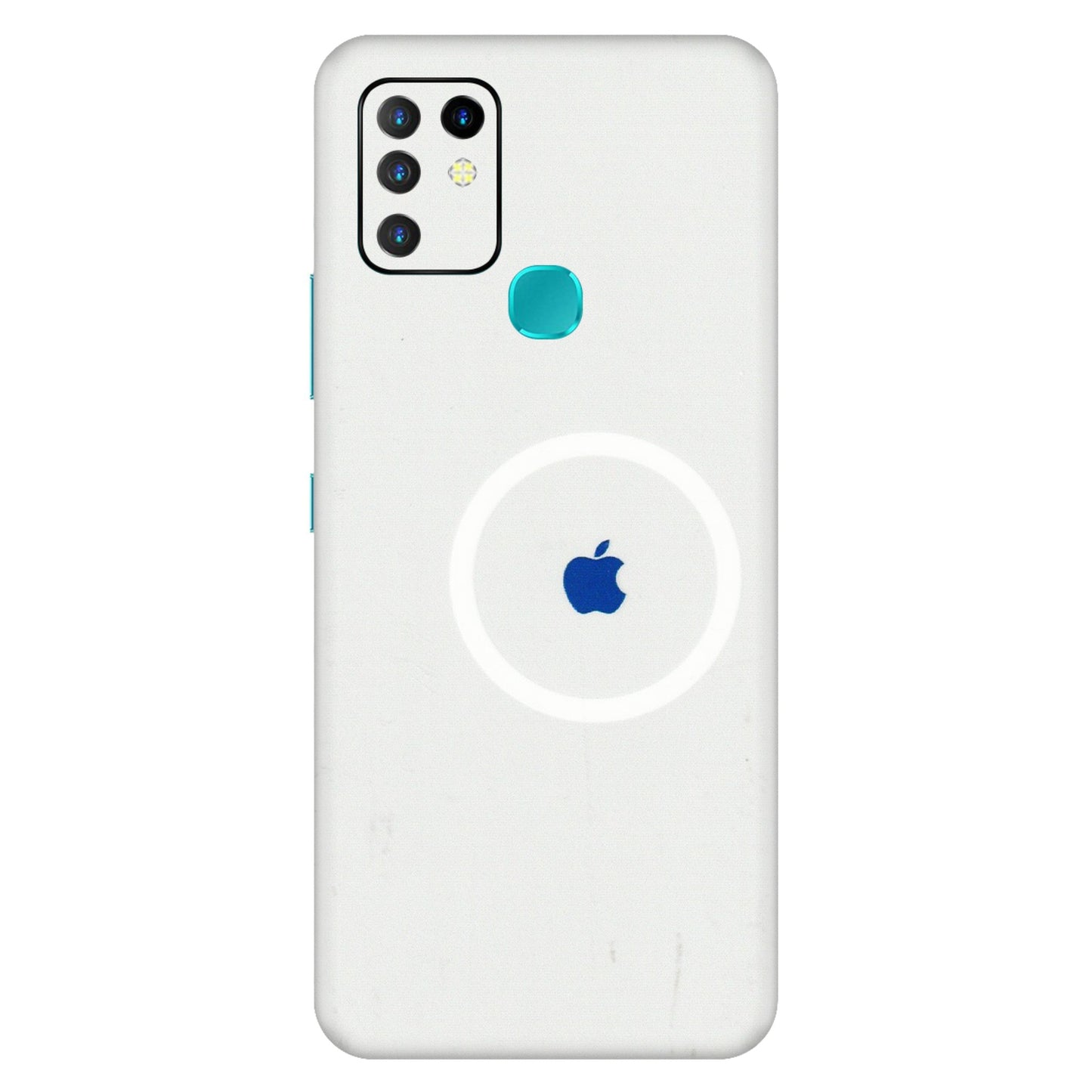 INFINIX Phone Skins (All Models) - iPhone Magsafe Logo - 3D Embossed Finish (L-320) Infinix Hot 10