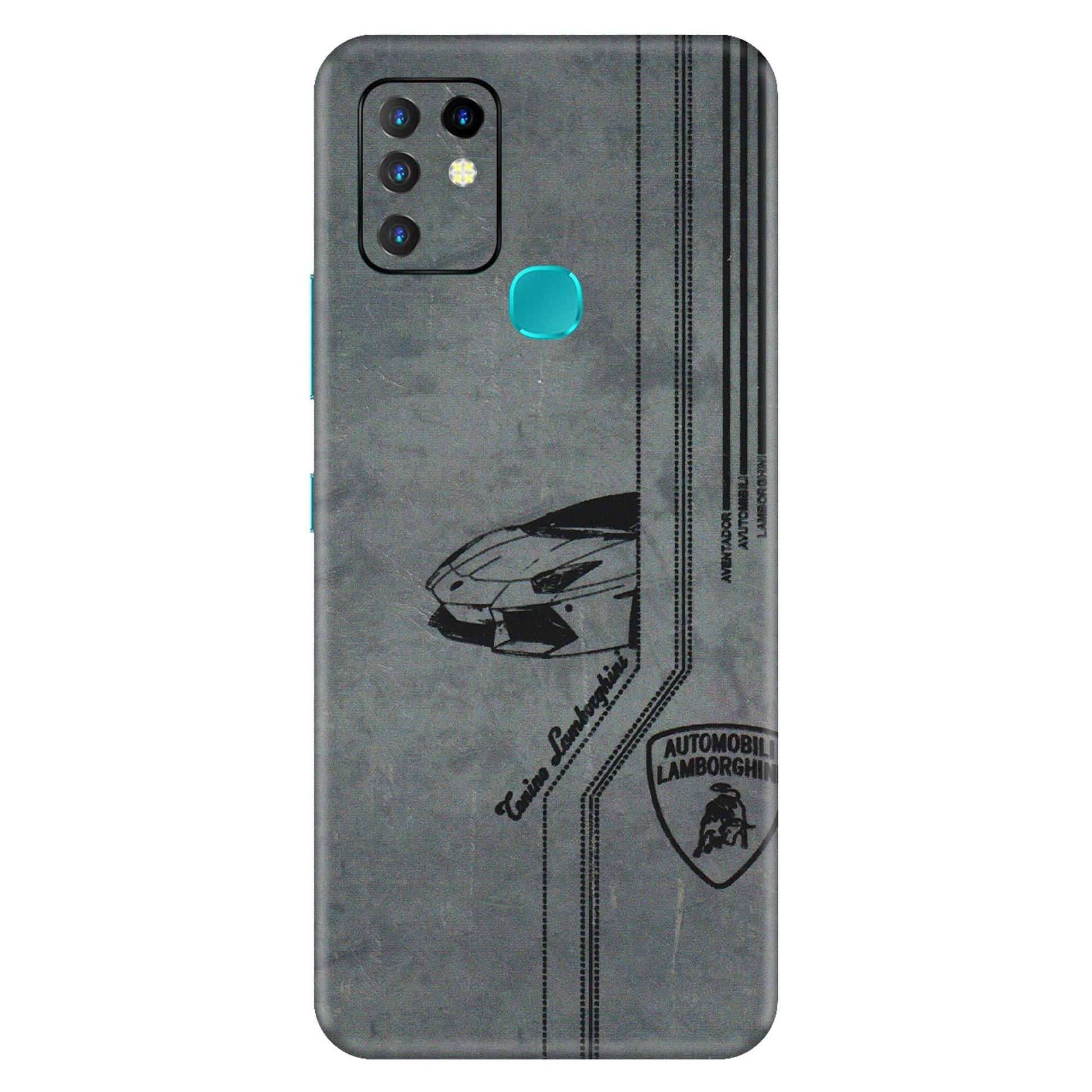 INFINIX Phone Skins (All Models) - New Lamborgini Aventador - 3D Embossed Finish (L-321) Infinix Hot 10