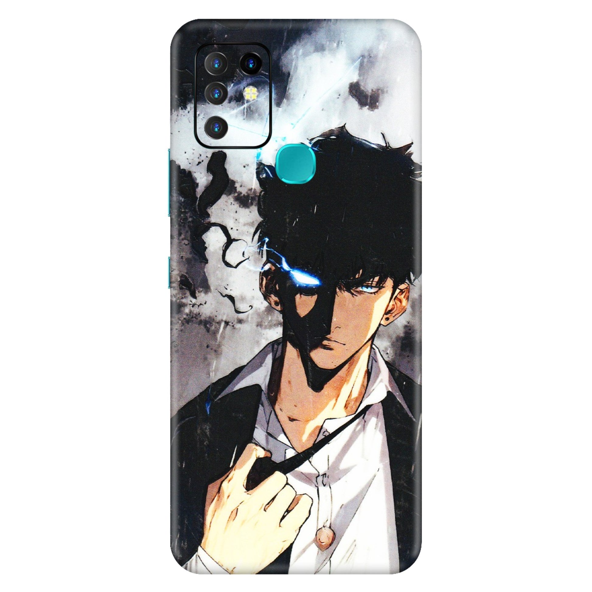 INFINIX Phone Skins (All Models) - Sung Jinwoo Manhwa Anime - 3D Embossed Finish (L-328) Infinix Hot 10