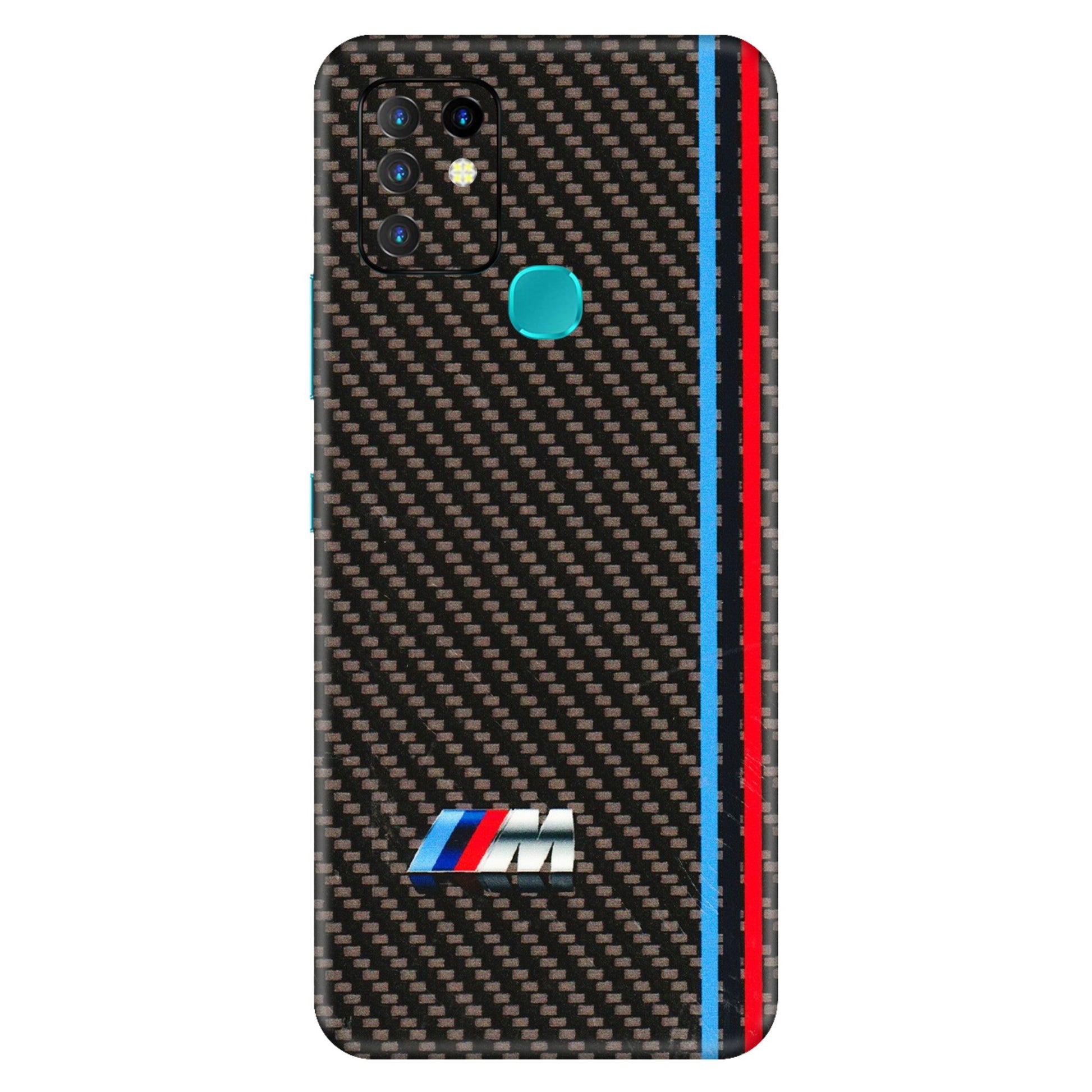 INFINIX Phone Skins (All Models) - BM Carbon Fiber Feels - 3D Embossed Finish (L-38) Infinix Hot 10