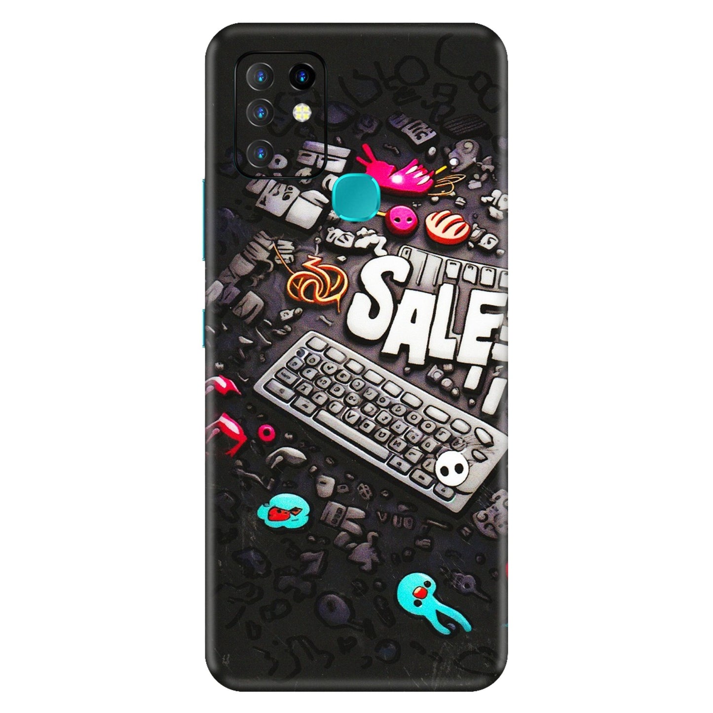 INFINIX Phone Skins (All Models) - Gadgets Sale - 3D Embossed Finish (L-50) Infinix Hot 10