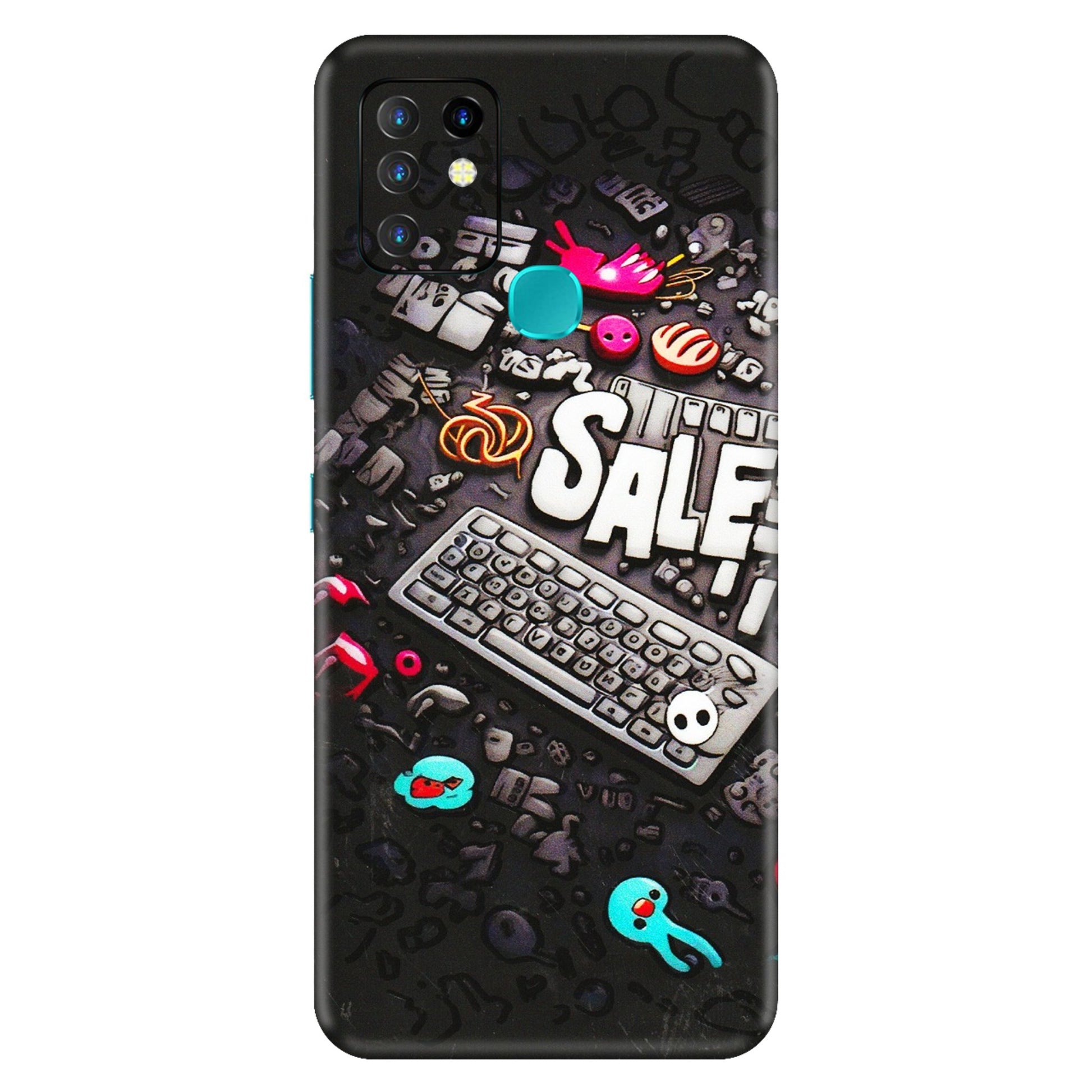 INFINIX Phone Skins (All Models) - Gadgets Sale - 3D Embossed Finish (L-50) Infinix Hot 10