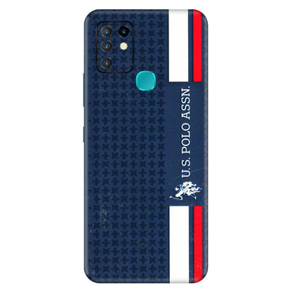 INFINIX Phone Skins (All Models) - US POLO Designer Brand - 3D Embossed Finish (L-65) Infinix Hot 10