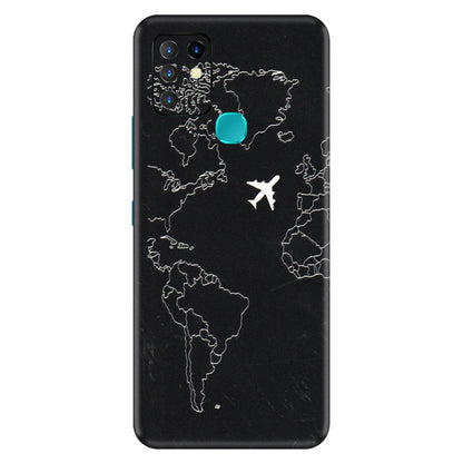INFINIX Phone Skins (All Models) - Never Ending Travel - 3D Embossed Finish (L-79) Infinix Hot 10