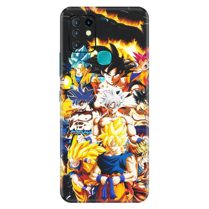 INFINIX Phone Skins (All Models) - Ultimate Dragon Ball Z - Matte Finish (M-100) Infinix Hot 10