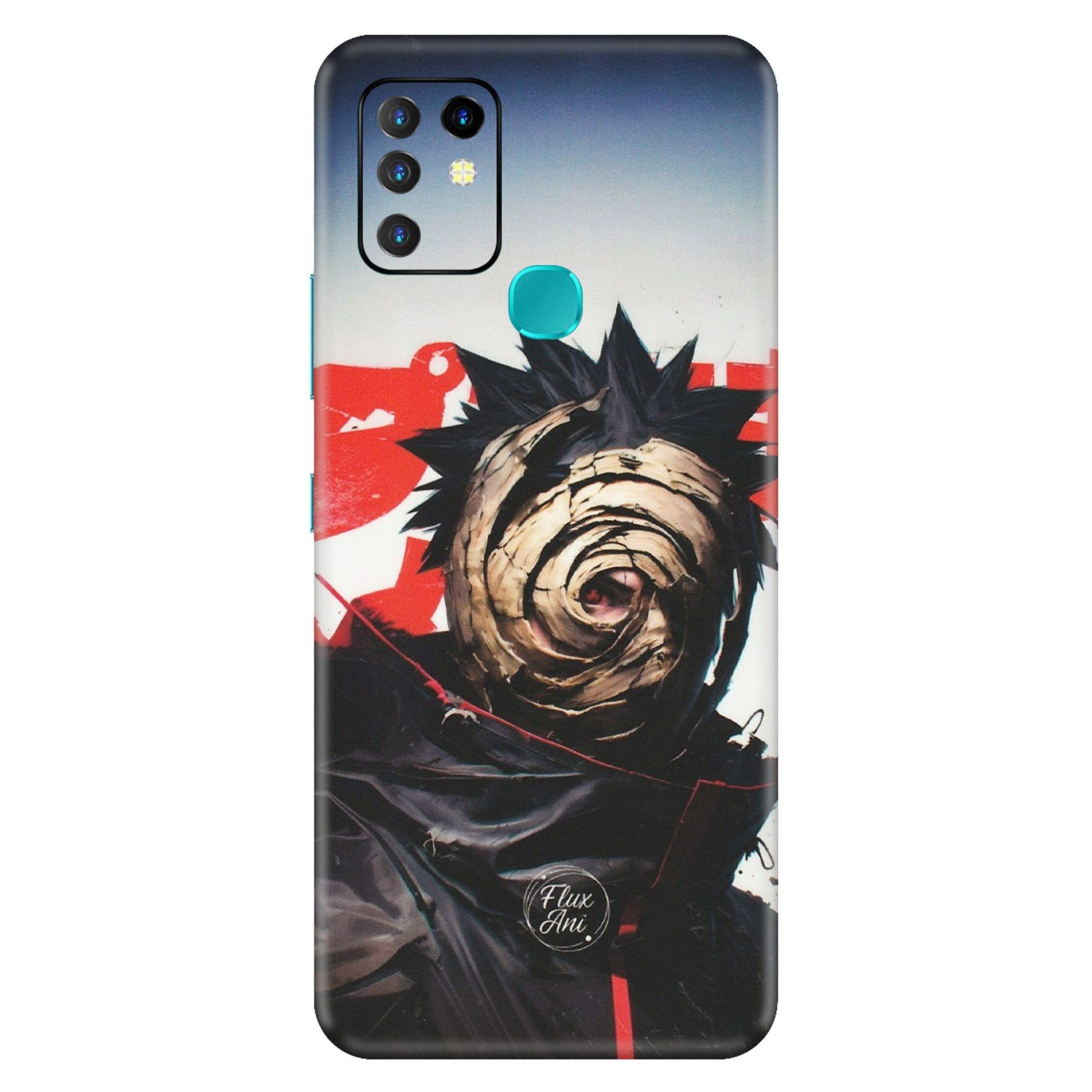 INFINIX Phone Skins (All Models) - Obito Uchiha Cool Anime - Matte Finish (M-134) Infinix Hot 10