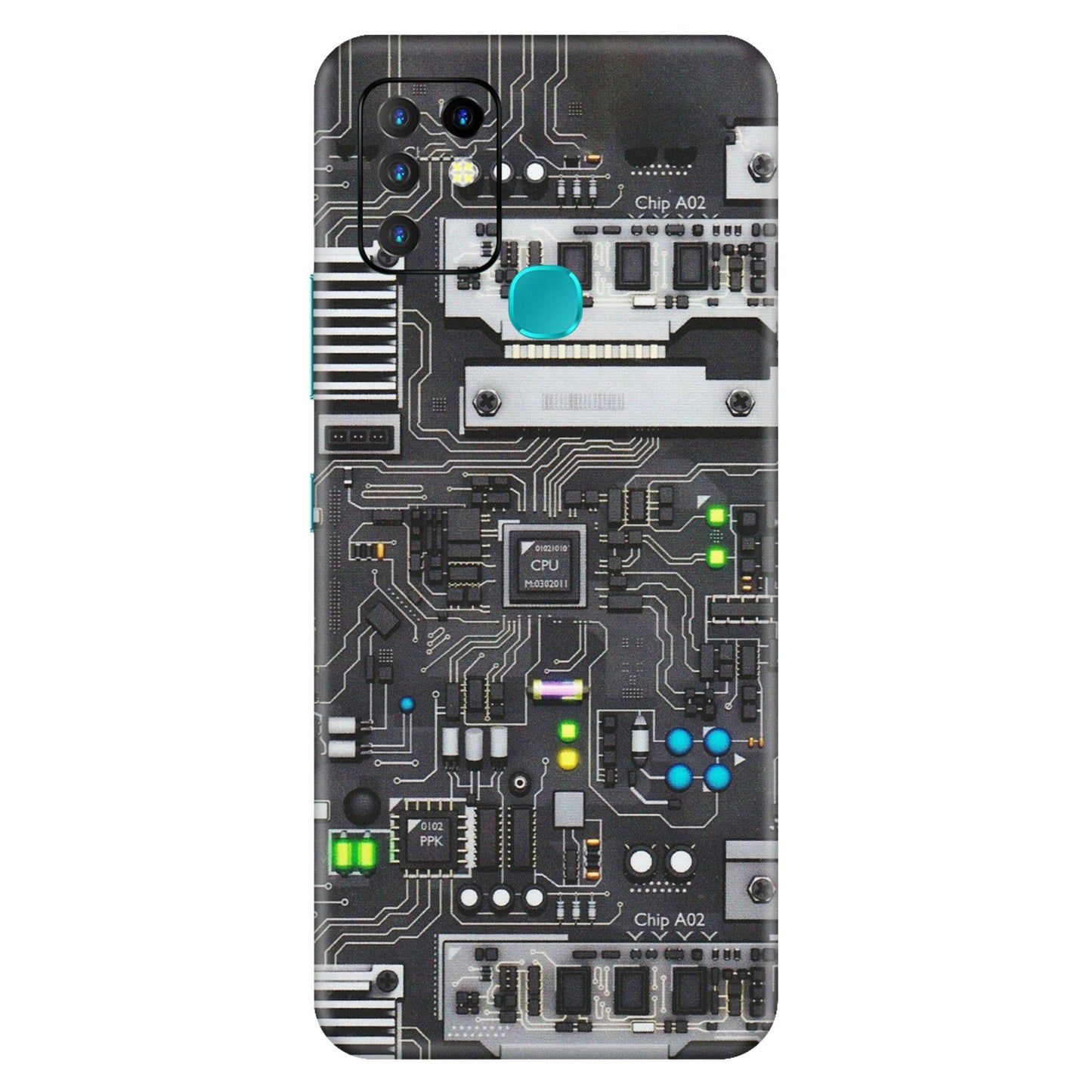 INFINIX Phone Skins (All Models) - Motherboard Internals - Matte Finish (M-135) Infinix Hot 10