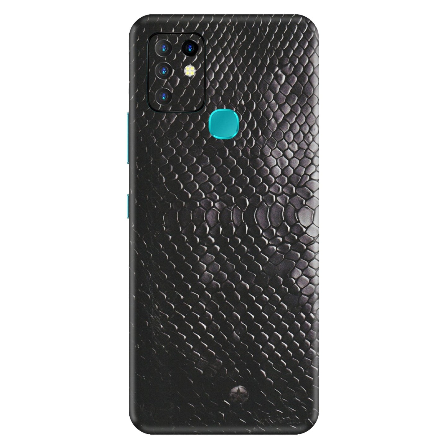 INFINIX Phone Skins (All Models) - Black Snack Leather - Matte Finish (M-147) Infinix Hot 10