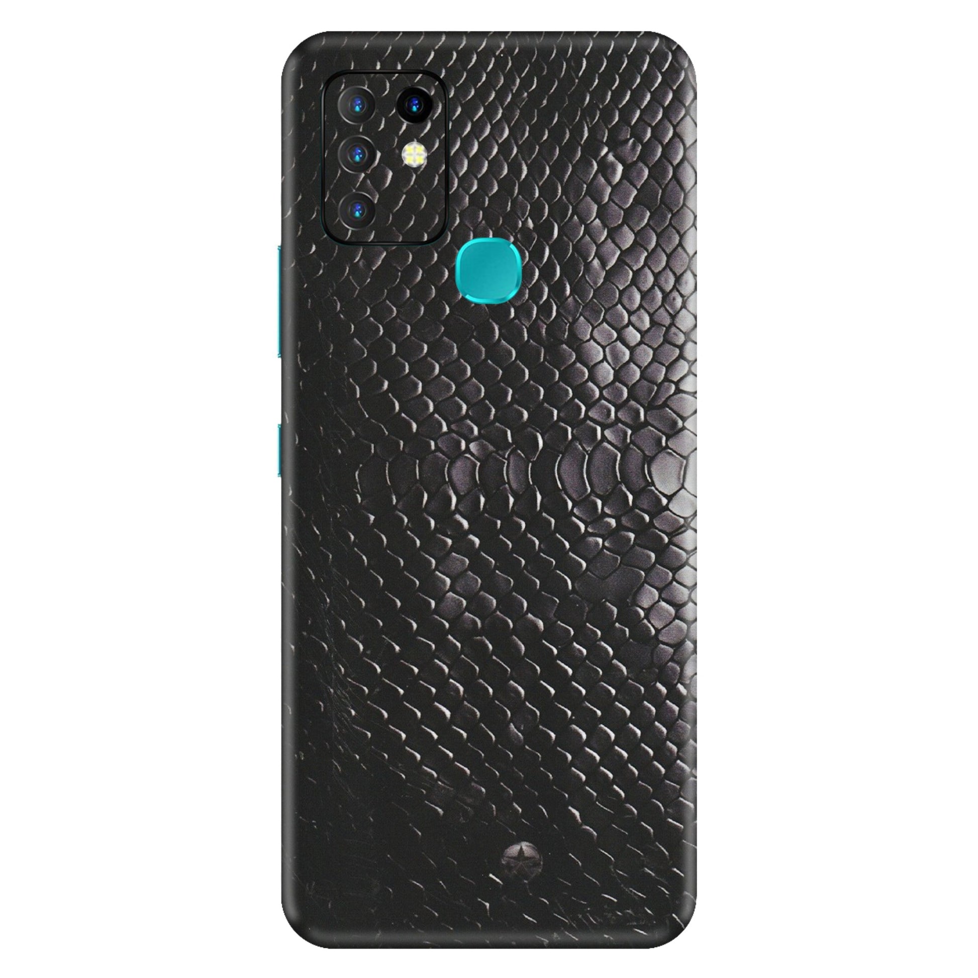 INFINIX Phone Skins (All Models) - Black Snack Leather - Matte Finish (M-147) Infinix Hot 10