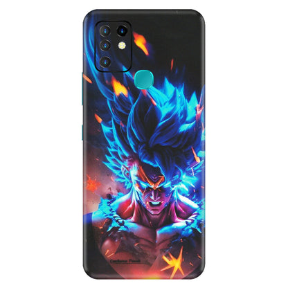 INFINIX Phone Skins (All Models) - Angry Goku Dragon Ball Anime - Matte Finish (M-150) Infinix Hot 10