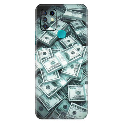 INFINIX Phone Skins (All Models) - Hundred Dollar Bill - Matte Finish (M-162) Infinix Hot 10