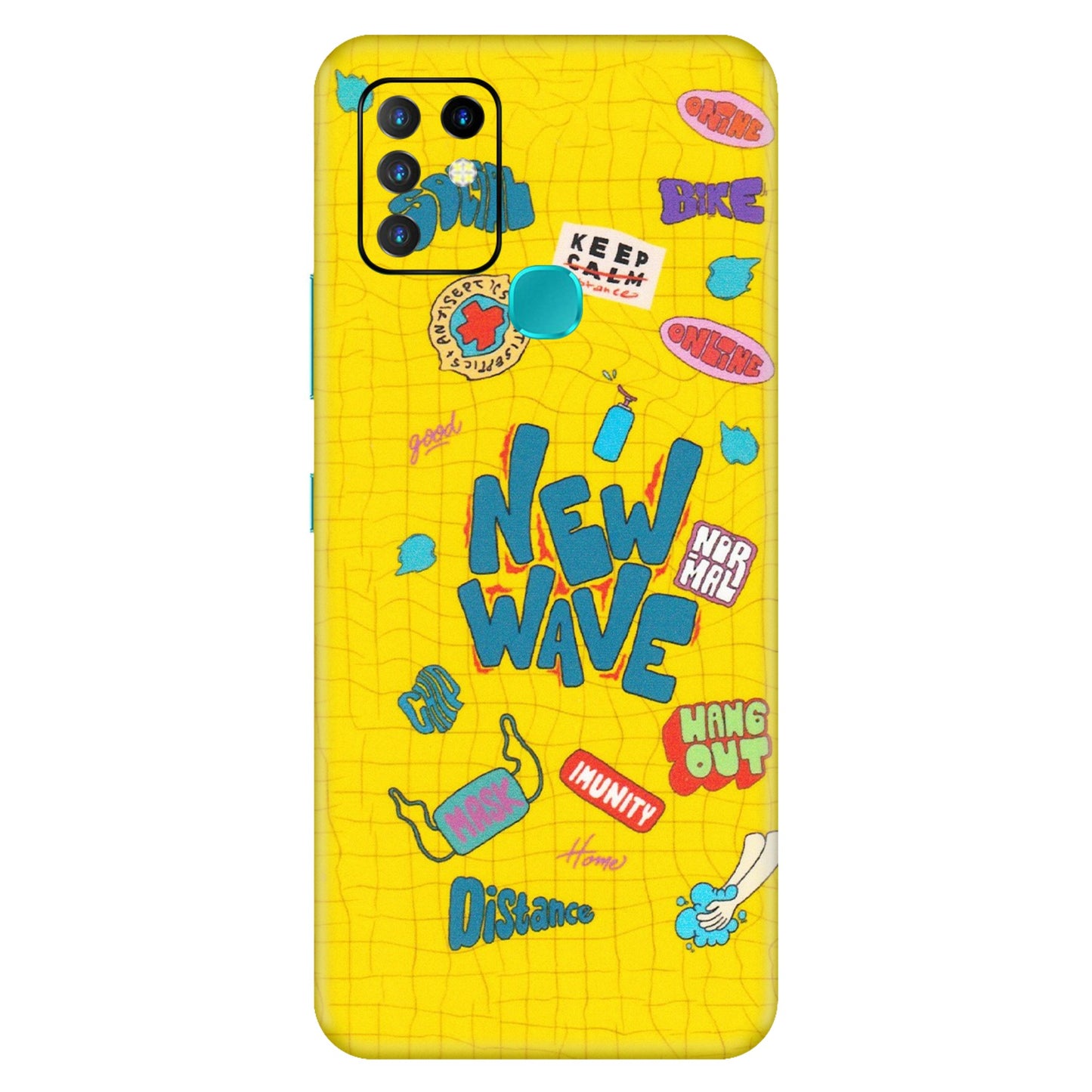 INFINIX Phone Skins (All Models) - New Wave Life - Matte Finish (M-17) Infinix Hot 10