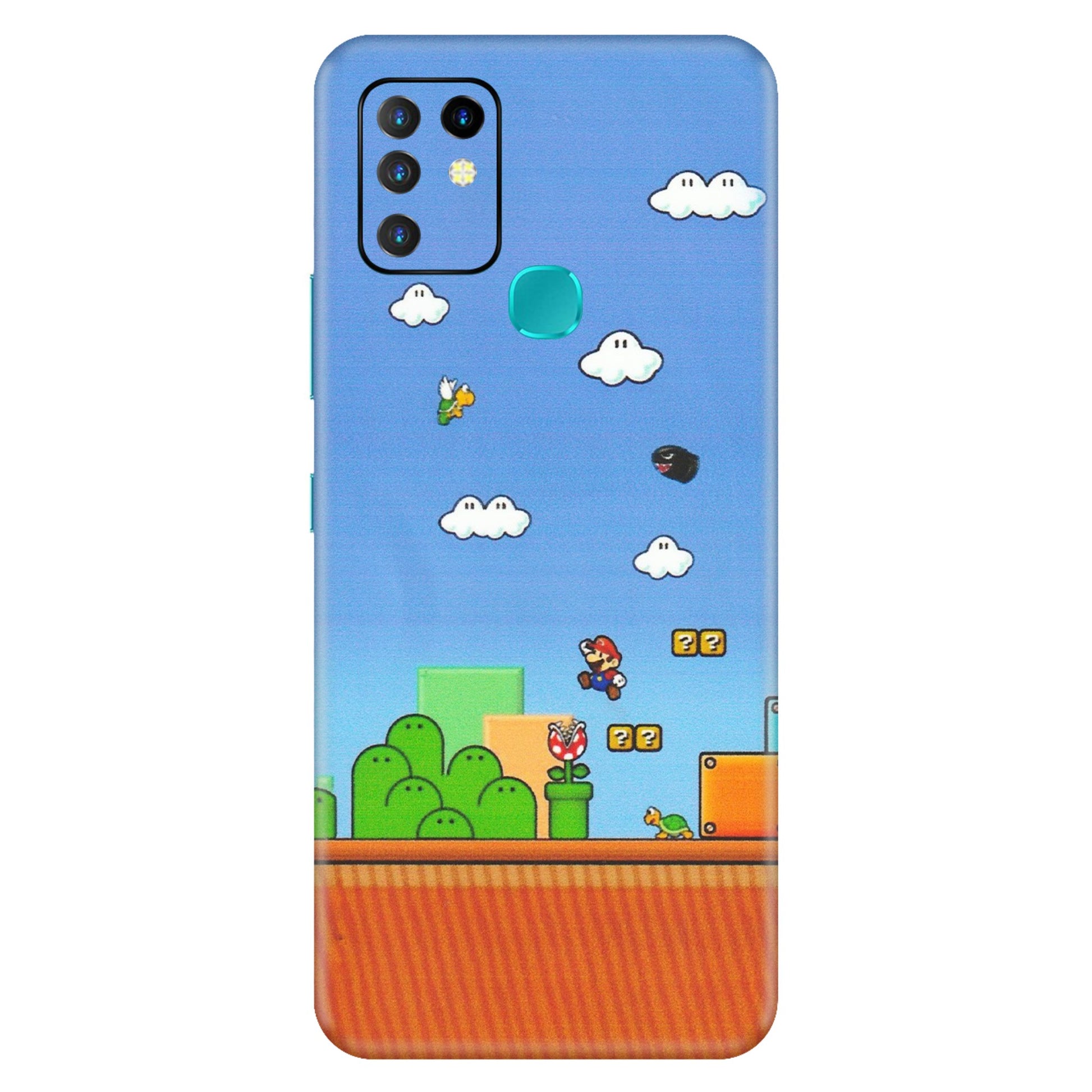 INFINIX Phone Skins (All Models) - Mario Game Scene - Matte Finish (M-24) Infinix Hot 10