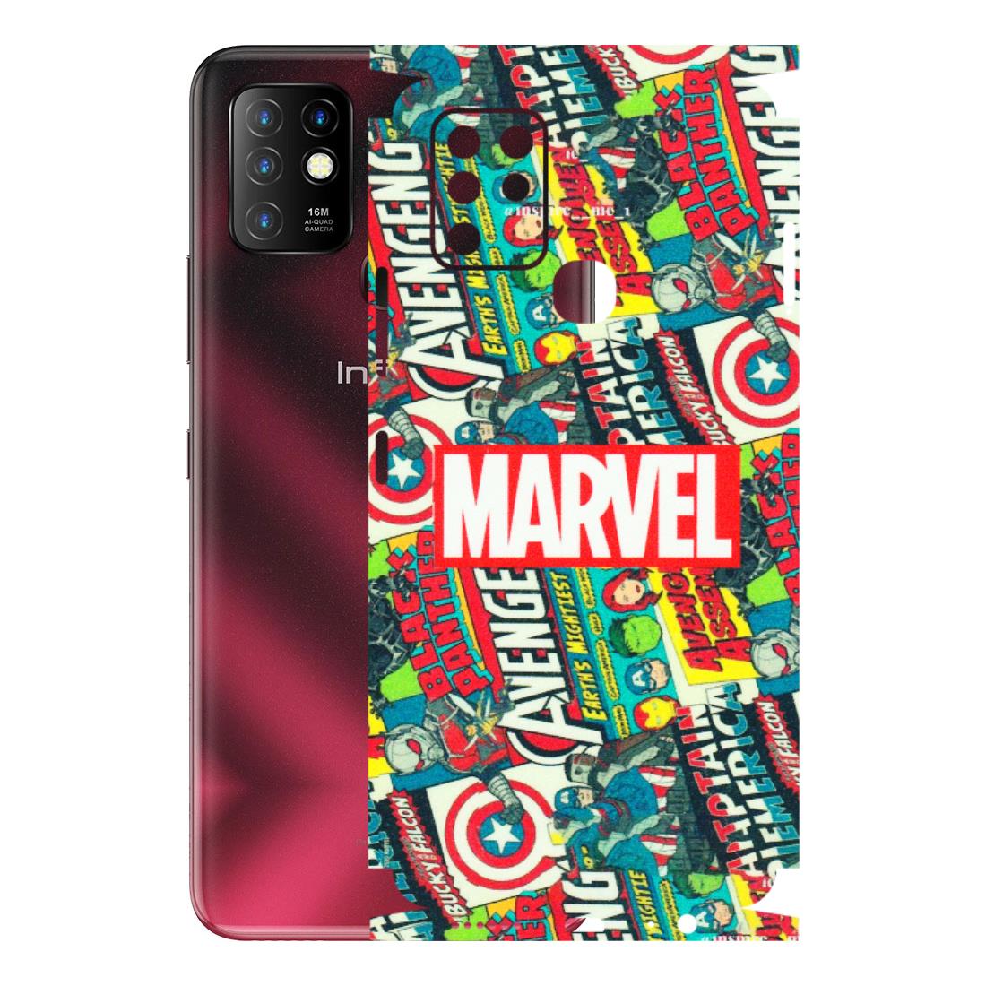 INFINIX Phone Skins (All Models) - Marvel Comic Lover - Matte Finish (M-30) Infinix Hot 10