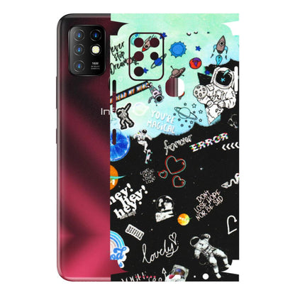 INFINIX Phone Skins (All Models) - Living In A Space Dream - Matte Finish (M-46) Infinix Hot 10