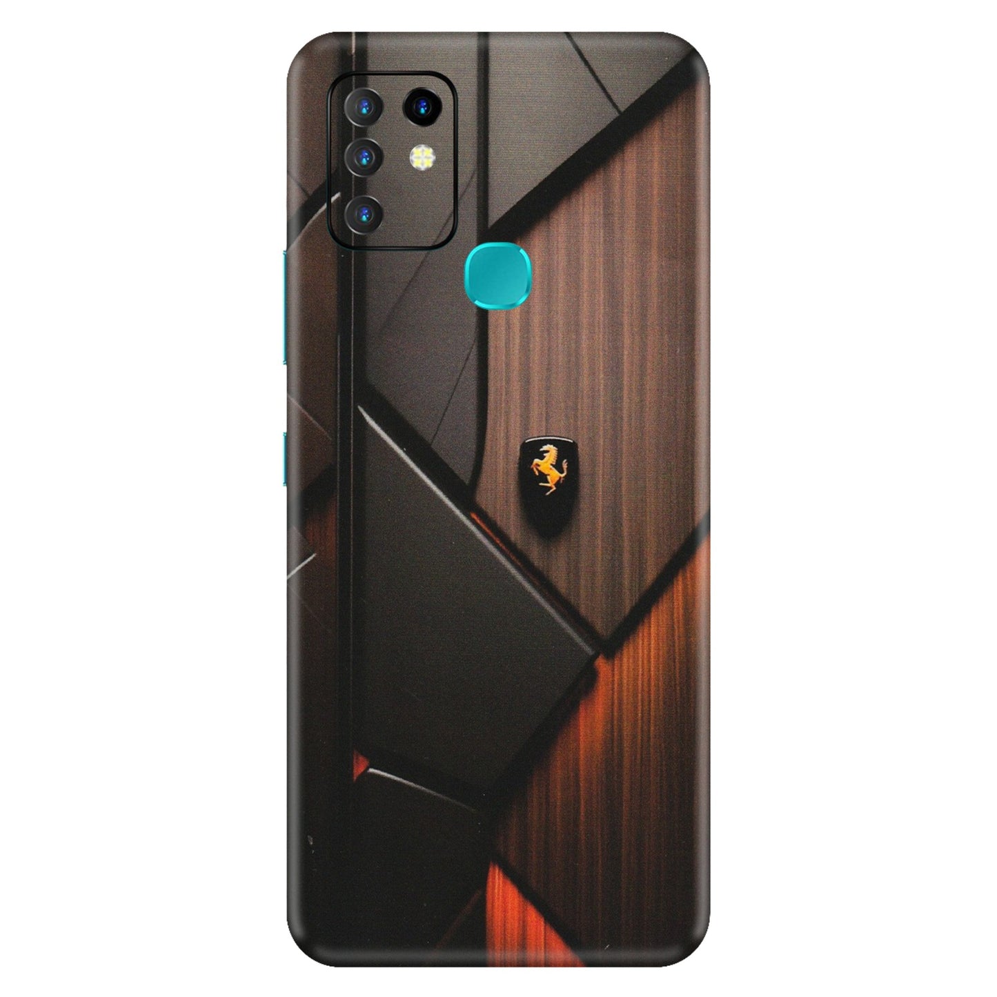 INFINIX Phone Skins (All Models) - Lambo Beauty Wood Pattern Sober - Matte Finish (M-51) Infinix Hot 10