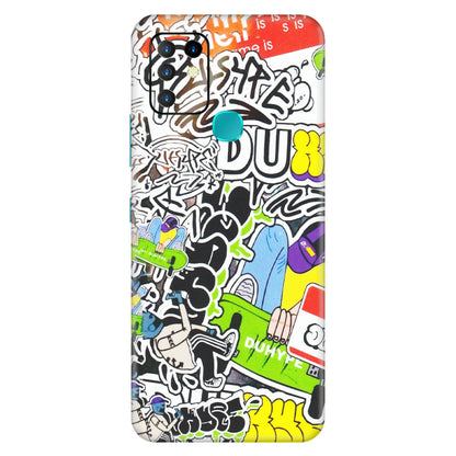 INFINIX Phone Skins (All Models) - Dope Graffiti - Matte Finish (M-61) Infinix Hot 10