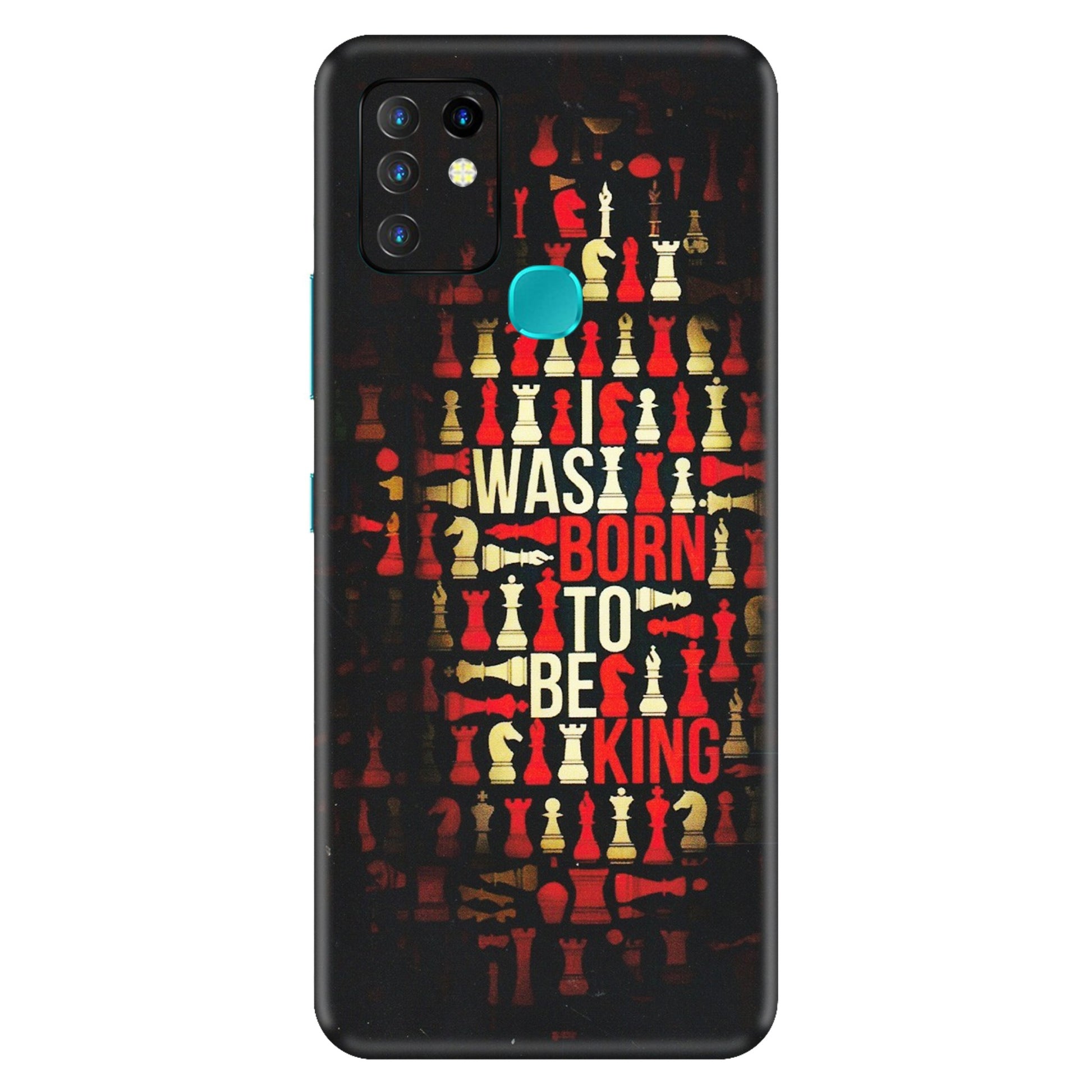 INFINIX Phone Skins (All Models) - Born To Be King - Matte Finish (M-73) Infinix Hot 10