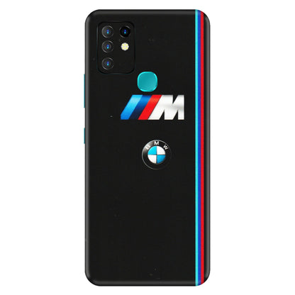 INFINIX Phone Skins (All Models) - Styling With Black BMW - Matte Finish (M-74) Infinix Hot 10