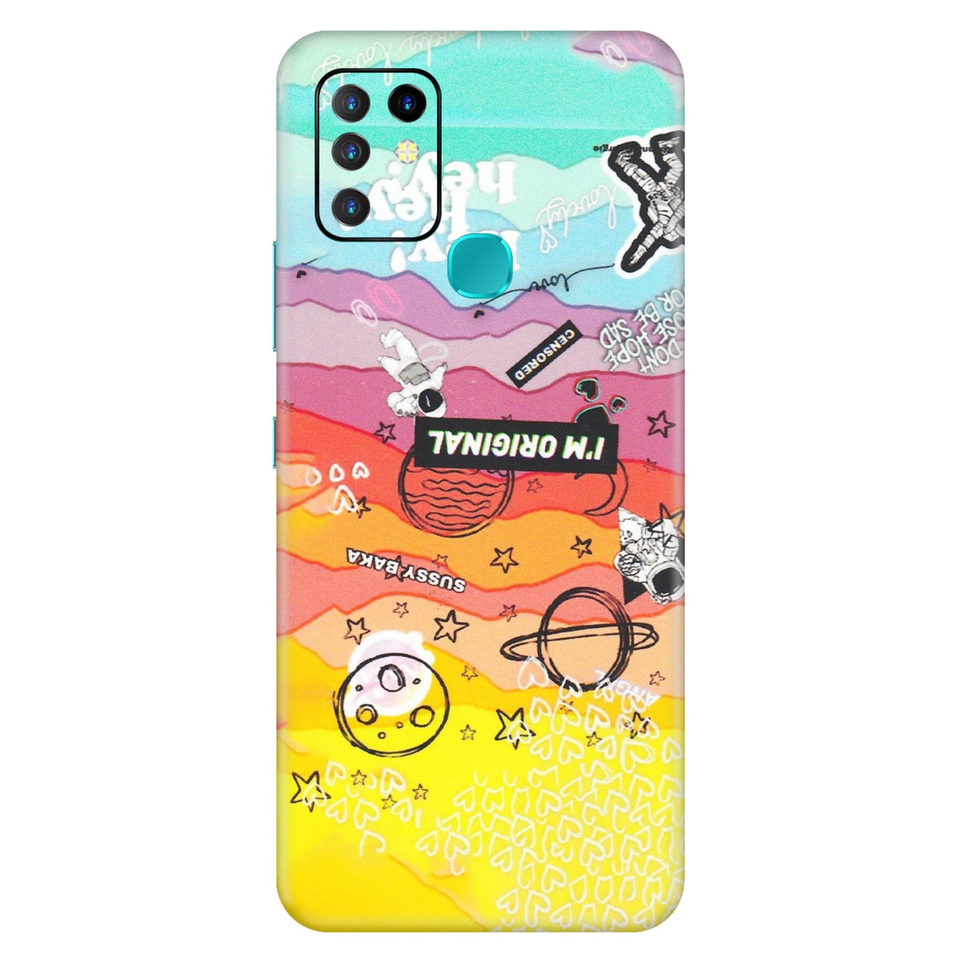 INFINIX Phone Skins (All Models) - The Original Astronaut - Matte Finish (M-79) Infinix Hot 10