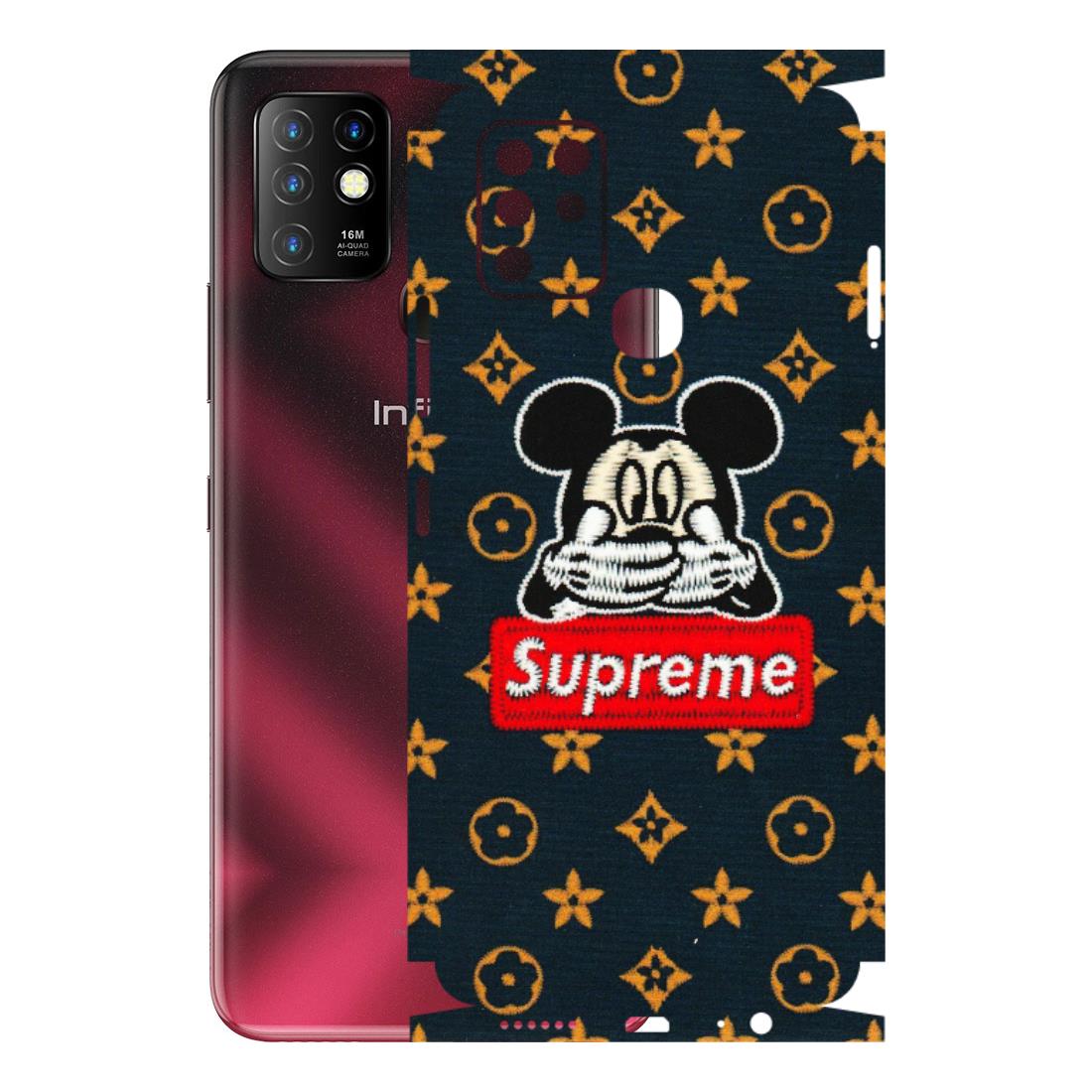 INFINIX Phone Skins (All Models) - Mickey Supreme - Matte Finish (M-83) Infinix Hot 10
