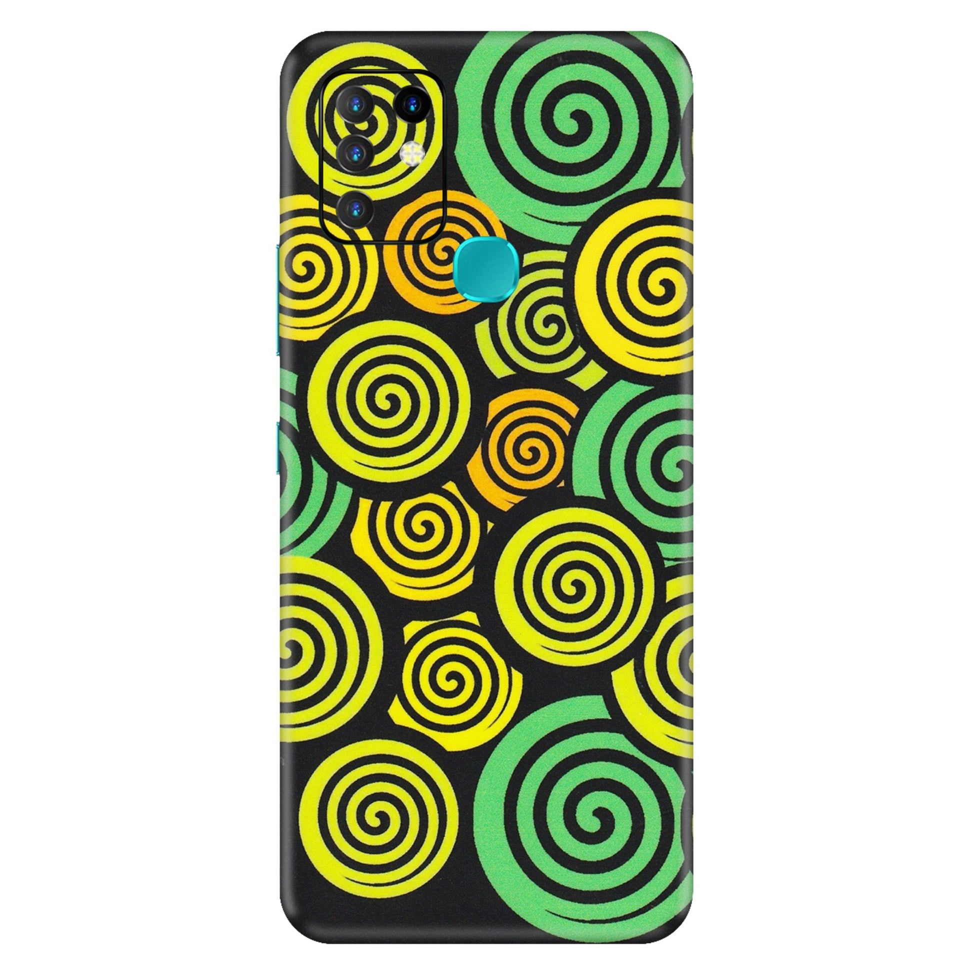 INFINIX Phone Skins (All Models) - Crazy Spiral - Matte Finish (M-91) Infinix Hot 10