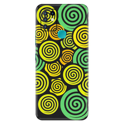 INFINIX Phone Skins (All Models) - Crazy Spiral - Matte Finish (M-91) Infinix Hot 10