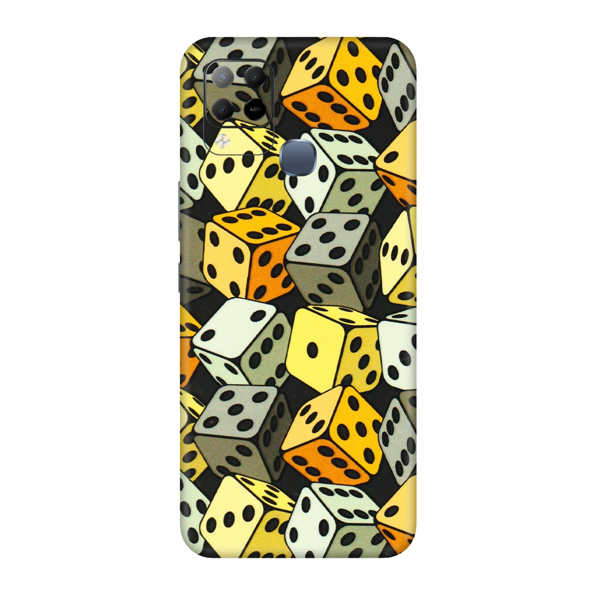 INFINIX Phone Skins (All Models) - Dices Of Life - 3D Embossed Finish (L-04) Infinix Hot 10S