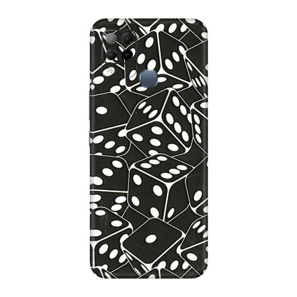 INFINIX Phone Skins (All Models) - Big Black Dices - 3D Embossed Finish (L-106) Infinix Hot 10S