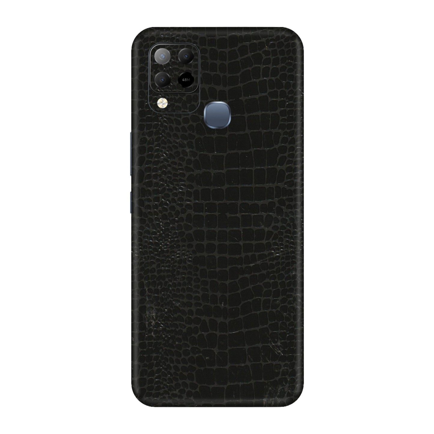 INFINIX Phone Skins (All Models) - Snake Leather Black - 3D Embossed Finish (L-107) Infinix Hot 10S