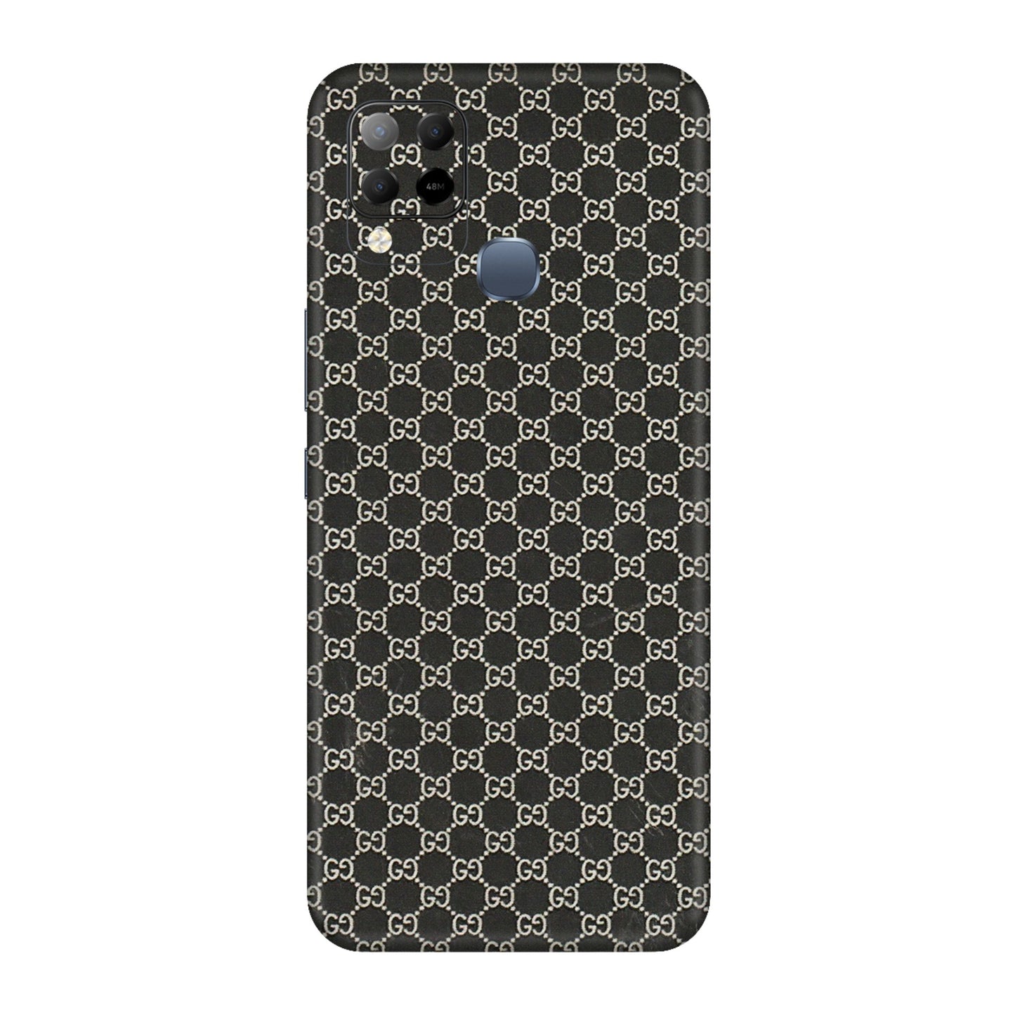 INFINIX Phone Skins (All Models) - Black G Print - 3D Embossed Finish (L-109) Infinix Hot 10S