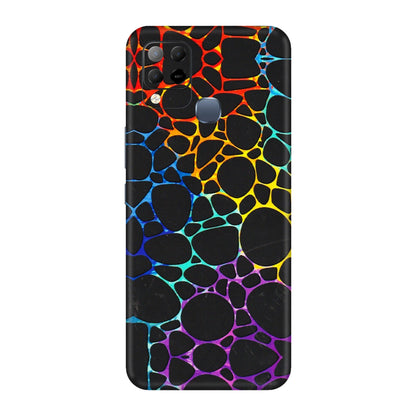 INFINIX Phone Skins (All Models) - Abstract Art MultiColour - 3D Embossed Finish (L-133) Infinix Hot 10S
