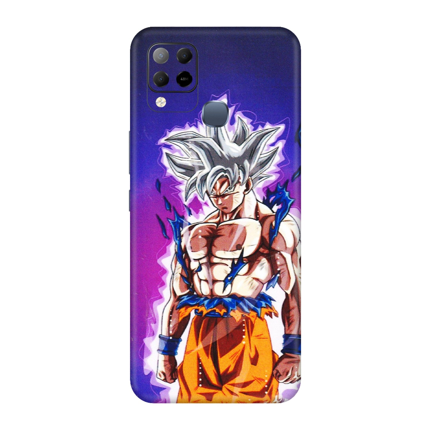 INFINIX Phone Skins (All Models) - Goku Purple Anime - 3D Embossed Finish (L-147) Infinix Hot 10S