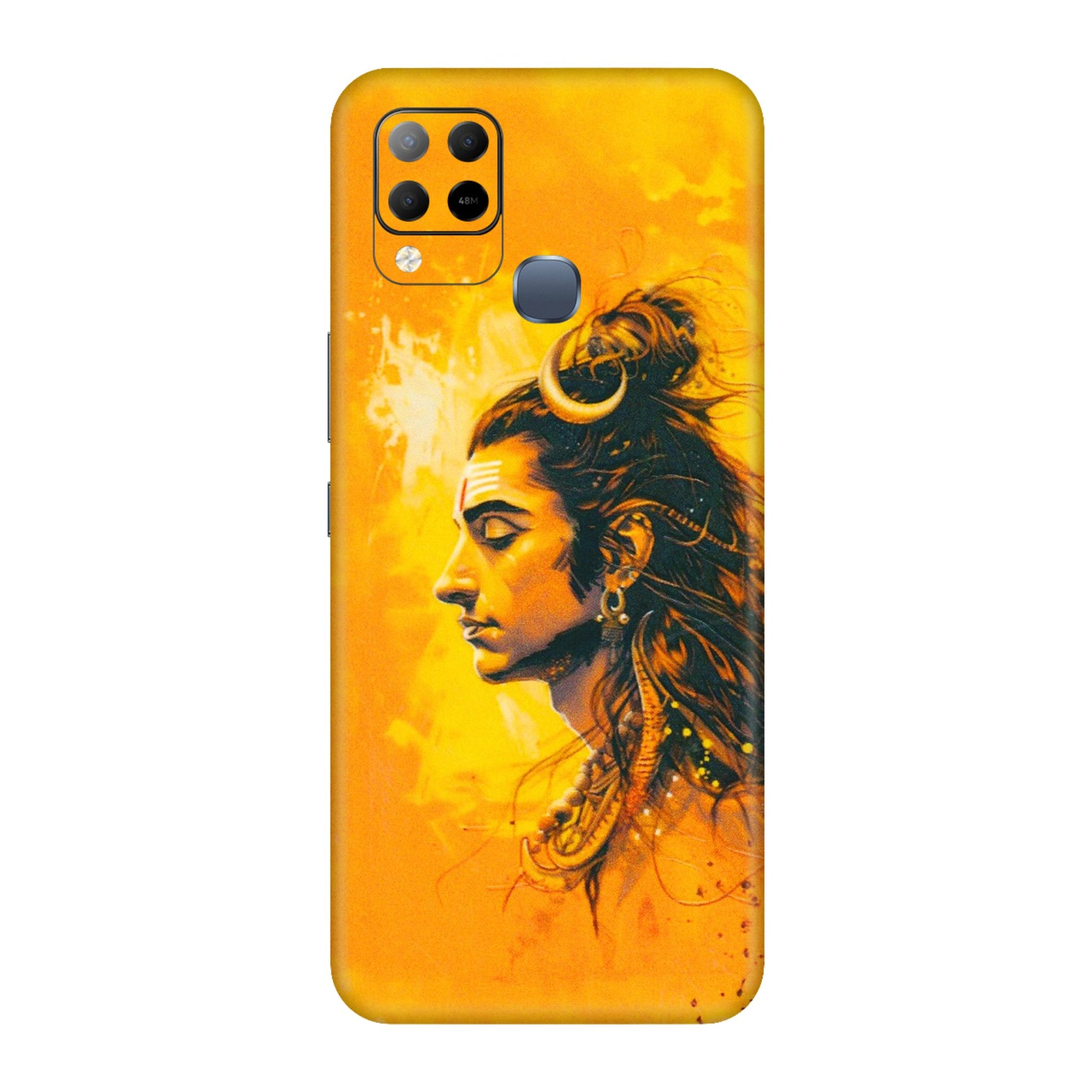 INFINIX Phone Skins (All Models) - Shiv Shakti - 3D Embossed Finish (L-14) Infinix Hot 10S