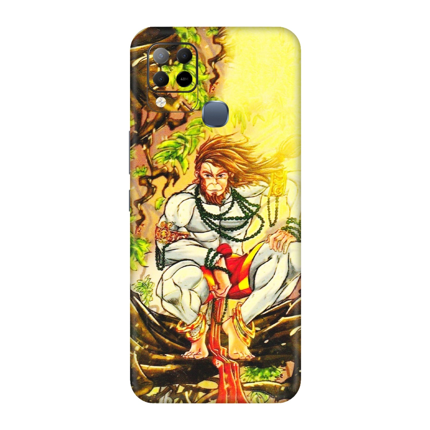 INFINIX Phone Skins (All Models) - Lord Hanuman - 3D Embossed Finish (L-152) Infinix Hot 10S