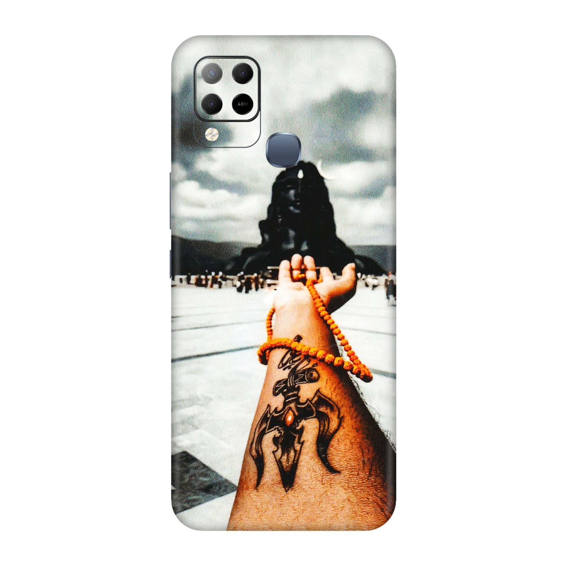 INFINIX Phone Skins (All Models) - Jai Adiyogi Mahakaal - 3D Embossed Finish (L-164) Infinix Hot 10S