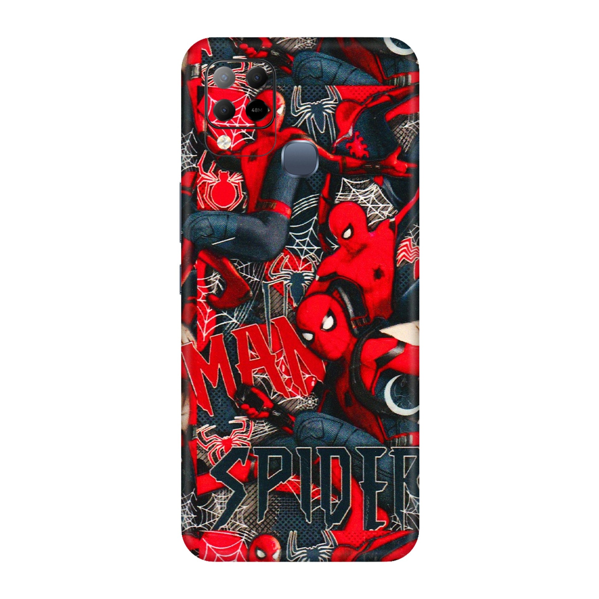 INFINIX Phone Skins (All Models) - SpiderMan Cool - 3D Embossed Finish (L-188) Infinix Hot 10S