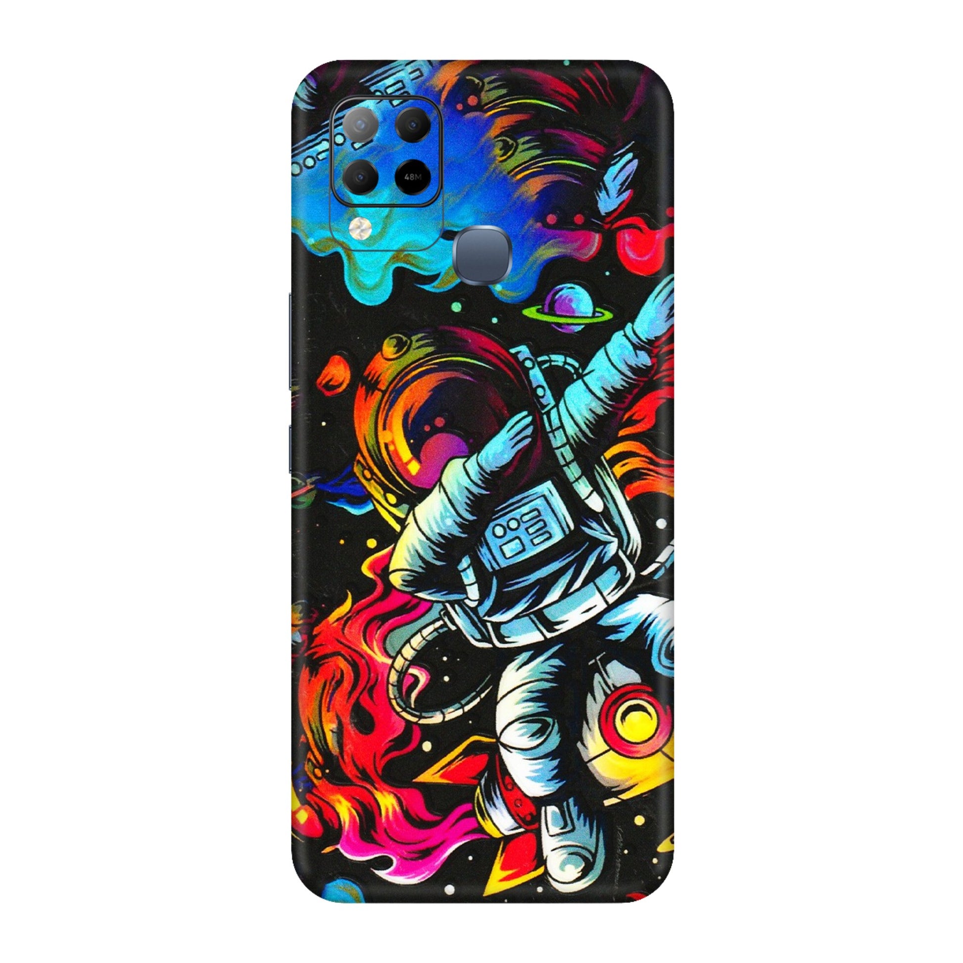 INFINIX Phone Skins (All Models) - Astronaut Dope - 3D Embossed Finish (L-191) Infinix Hot 10S